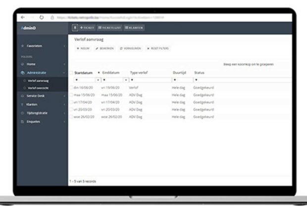 Administratie digitaliseren computer