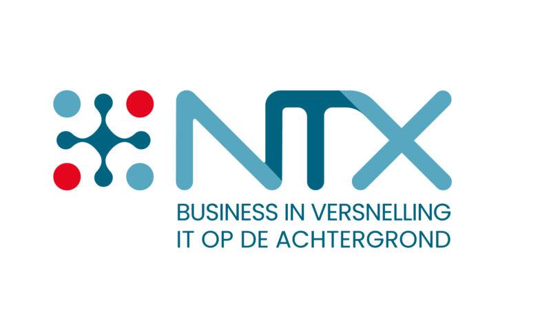 NTX logo horizontaal wit