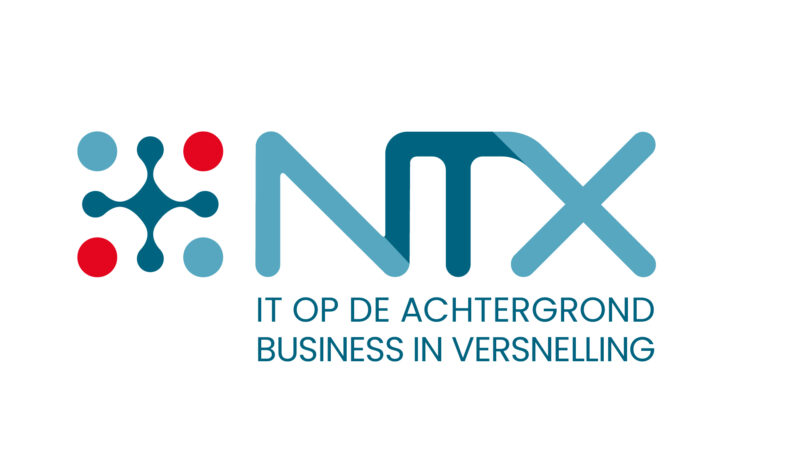 NTX logo horizontaal wit